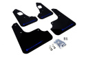 08-16 EVO X UR Mud Flap Blue Logo Rally Armor