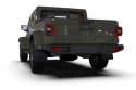 Rally Armor 19-26 Jeep JT Gladiator (Mojave/Rubicon) Black Mud Flap w/Metallic Black Logo