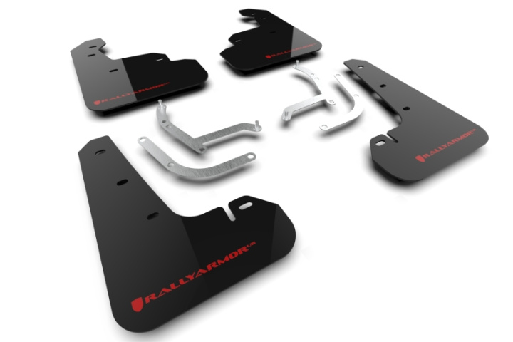 Rally Armor 24-26 Subaru Impreza Black UR Mud Flap w/ Red Logo in the group Select car model at DDESIGN Scandinavia AB (MF105-UR-BLK-RD)