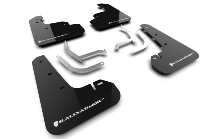 Rally Armor 24-26 Subaru Impreza Black UR Mud Flap w/ White Logo in the group Select car model at DDESIGN Scandinavia AB (MF105-UR-BLK-WH)