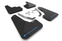 Rally Armor 24-26 Subaru Crosstrek Black UR Mud Flap Light Blue Logo