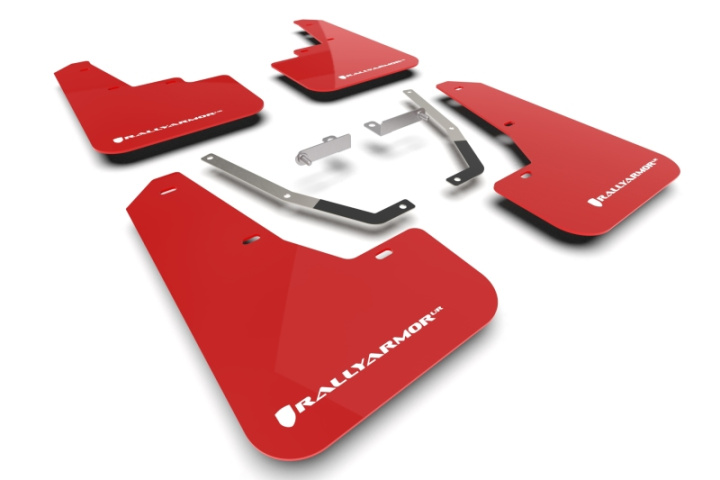 Rally Armor 24-26 Subaru Crosstrek Red UR Mud Flap White Logo in the group Select car model at DDESIGN Scandinavia AB (MF106-UR-RD-WH)