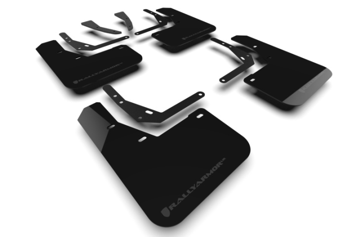 Rally Armor 24-26 Hyundai Kona/Kona EV Black UR Mud Flap w/Grey Logo in the group Select car model at DDESIGN Scandinavia AB (MF113-UR-BLK-GRY)