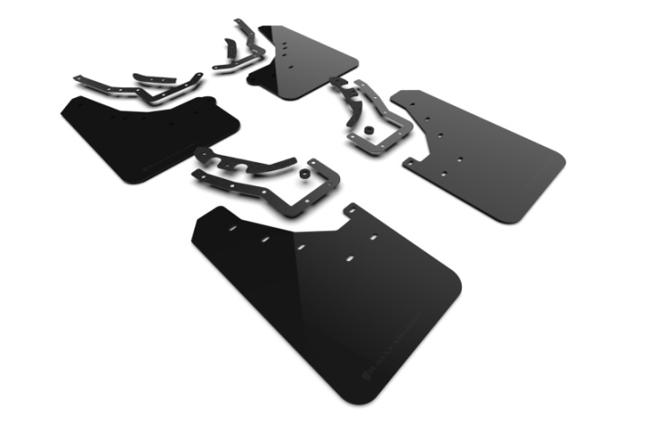 Rally Armor 24-26 Toyota Tacoma Gen 4 Black UR Mud Flap w/Metallic Black Logo in the group Select car model at DDESIGN Scandinavia AB (MF114-UR-BLK-MBK)
