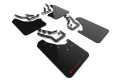 Rally Armor 24-26 Toyota Tacoma Gen 4 Black UR Mud Flap w/Red Logo