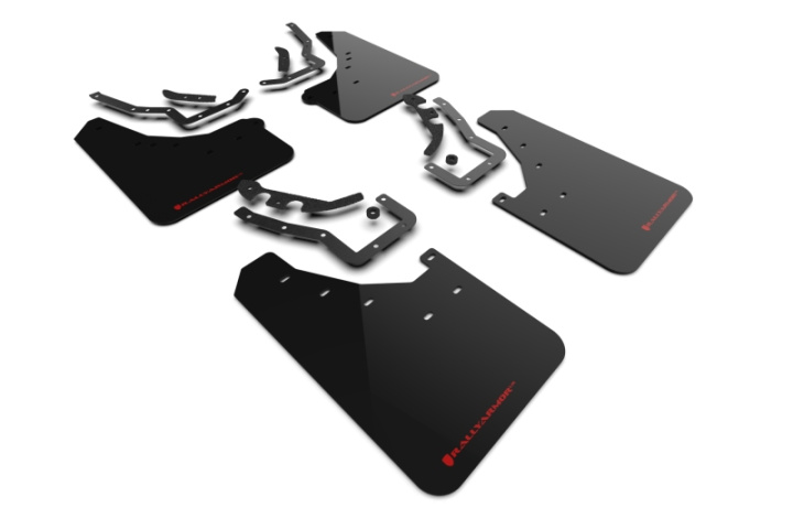 Rally Armor 24-26 Toyota Tacoma Gen 4 Black UR Mud Flap w/Red Logo in the group Select car model at DDESIGN Scandinavia AB (MF114-UR-BLK-RD)