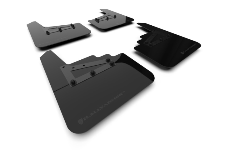 Rally Armor 21-26 Ford F-150 (Excl. Raptor) Black UR Mud Flap w/Metallic Black Logo in the group Select car model at DDESIGN Scandinavia AB (MF115-UR-BLK-MBK)