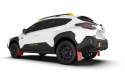 Rally Armor 24-26 Subaru Crosstrek (Wilderness Only) Red UR Mud Flap W/White Logo - No Drilling Req