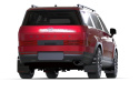 Rally Armor 24-26 Hyundai Santa Fe Black Mud Flap w/White Logo