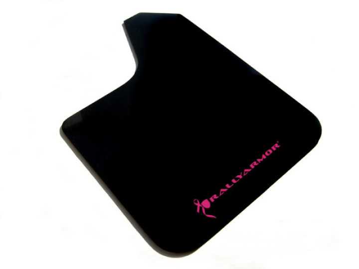 Rally Armor Universal Fit (No Hardware) Basic Black Mud Flap w/ Pink Logo in the group Select car model at DDESIGN Scandinavia AB (MF12-BAS-BCPK)