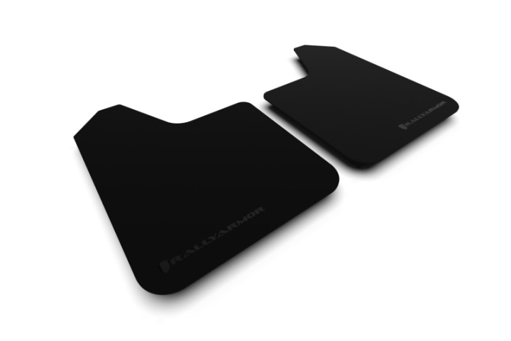 Rally Armor Universal Basic Mud Flap w/ Black Logo - Pair in the group Select car model at DDESIGN Scandinavia AB (MF12-BAS-BLK-LRT)