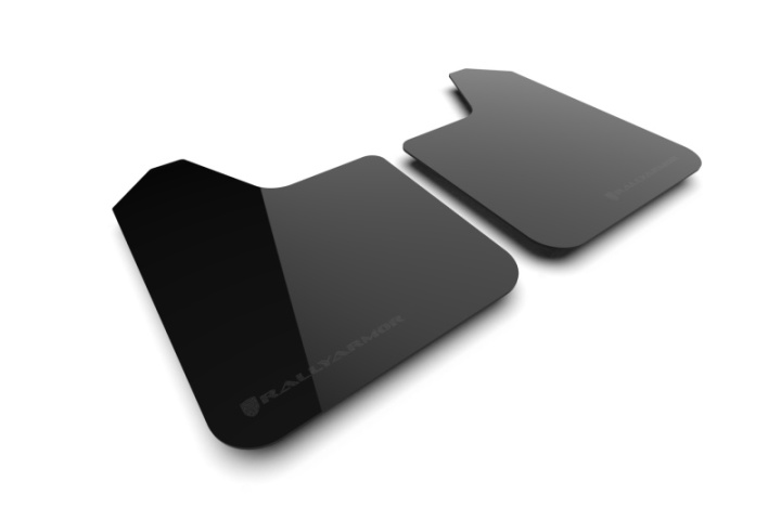 Rally Armor Universal UR Black Mud Flap w/ Metallic Black Logo - Pair in the group Select car model at DDESIGN Scandinavia AB (MF12-UR-BLK-MBK-LRT)