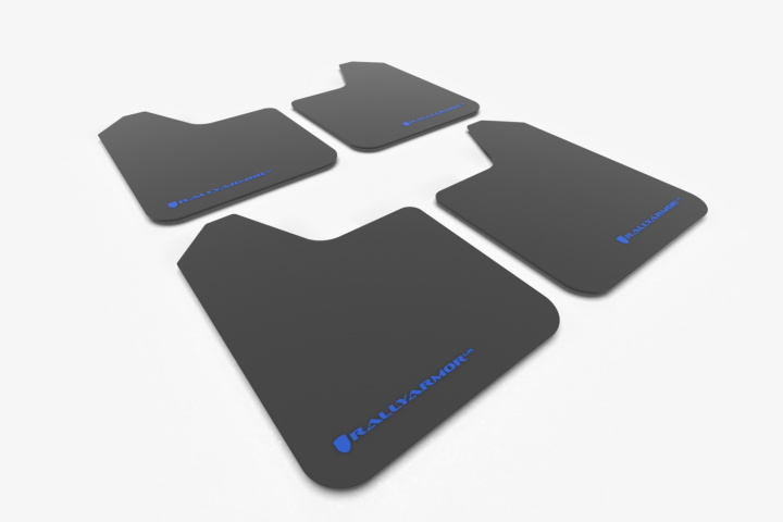 Universal UR Mud Flap Blue Logo Rally Armor in the group Exterior / Styling / Mud Flaps at DDESIGN Scandinavia AB (MF12-UR-BLKBL)