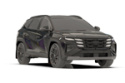 Rally Armor 25-26 Hyundai Tucson ICE XRT Black UR Mud Flap - Metallic Black Logo