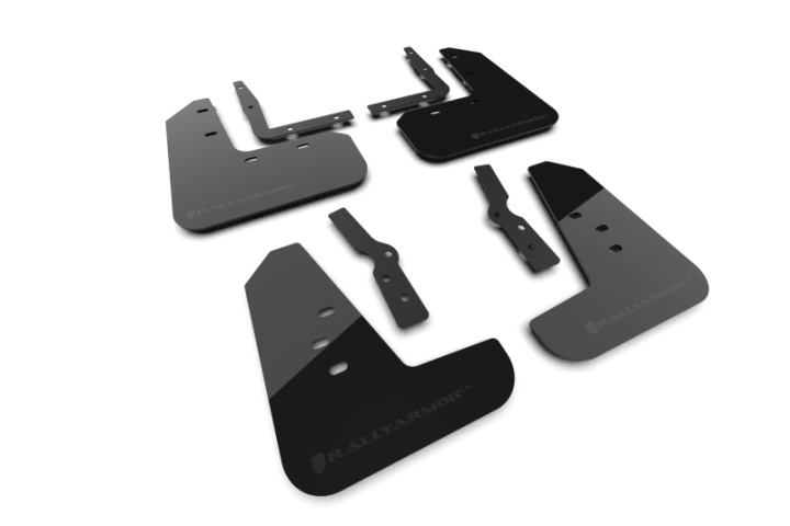 Rally Armor 24-26 Ford Mustang Black UR Mud Flap w/ Metallic Black Logo in the group Select car model at DDESIGN Scandinavia AB (MF126-UR-BLK-MBK)