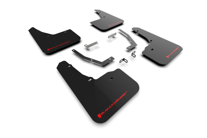 Subaru Forester SL 2025+ BLACK UR MUD FLAP Rally Armor in the group Select car model at DDESIGN Scandinavia AB (MF132-UR-BLK)