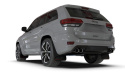 Rally Armor 18-22 Jeep Grand Cherokee SRT Trackhawk Black UR Mud Flap - Red Logo