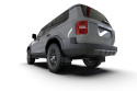 Rally Armor 22-26 Toyota Land Cruiser Black UR Mud Flap Metallic Black Logo