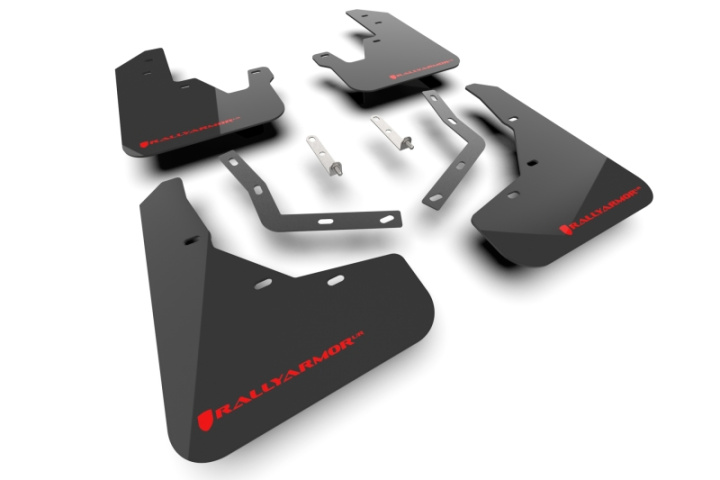 Rally Armor 23-26 Honda CR-V Black Mud Flap - Red Logo in the group Select car model at DDESIGN Scandinavia AB (MF149-UR-BLK-RD)