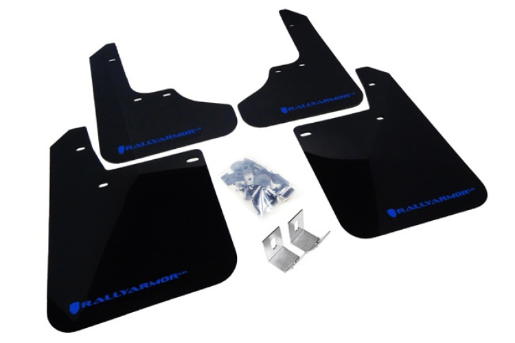 93-01 Impreza UR Rally Mud Flap Blue Logo Rally Armor | DDESIGN