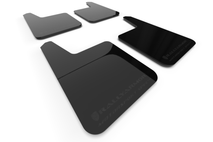 Rally Armor Universal Motorsport Spec Black UR Mud Flap Metallic Black Logo in the group Select car model at DDESIGN Scandinavia AB (MF20-MSUR-BK-MBK)