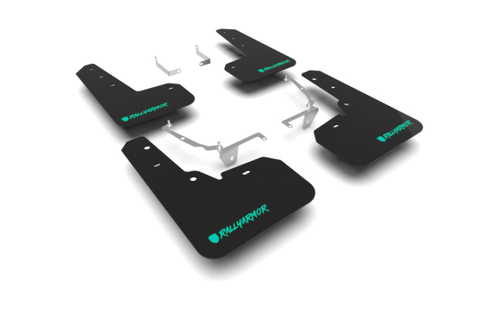 Rally Armor 13-17 Subaru Crosstrek XV Black UR Mud Flap w/Teal Altered Font Logo in the group Select car model at DDESIGN Scandinavia AB (MF26-UR-BLK-TL-X)
