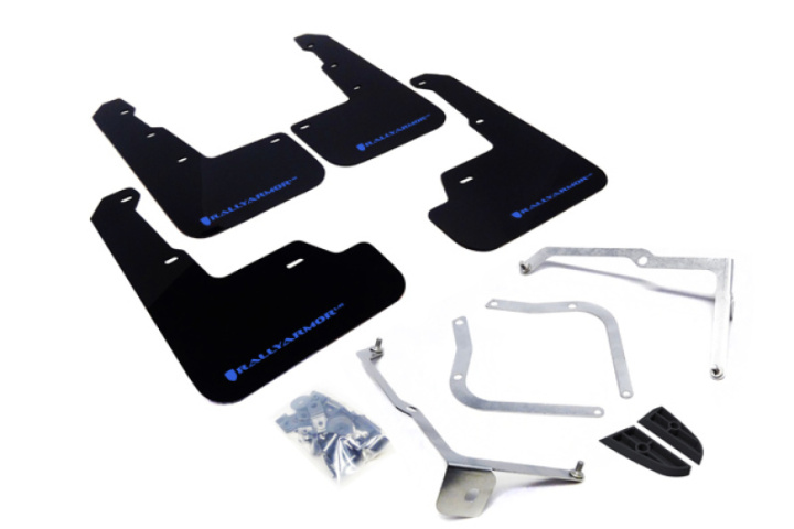 Rally Armor 15-21 Subaru WRX/STI Black UR Mud Flap w/Light Blue Logo in the group Select car model at DDESIGN Scandinavia AB (MF32-UR-BLK-LBL)