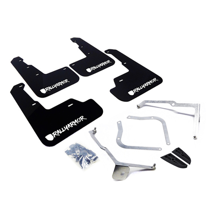 Rally Armor 15-21 Subaru WRX/STI Black Mud Flap White Altered Font Logo in the group Select car model at DDESIGN Scandinavia AB (MF32-UR-BLK-WH-X)