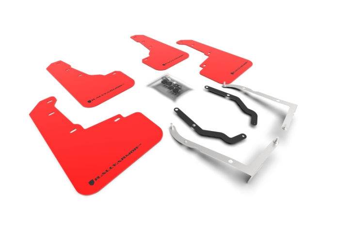 Rally Armor 18-23 Subaru Crosstrek Red UR Mud Flap w/Black Logo in the group Select car model at DDESIGN Scandinavia AB (MF46-LTUR-RD-BLK)