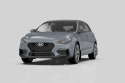 Rally Armor 19-21 Hyundai Elantra GT N Line/i30 White UR Mud Flap w/Black Logo
