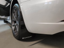 Tesla Model 3 17+ Mud Flaps Silver Logo Rally Armor