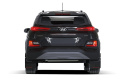 Rally Armor 18-23 Hyundai Kona Red UR Mud Flap Black Logo