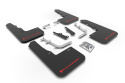 Rally Armor 20-26 Hyundai Venue Black Mud Flap Red Logo