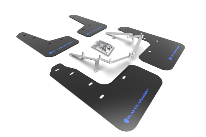 Honda Civic (EX, EX-L, LX Hatchback. Fits with HFP Package) 17-21 Mud Flaps Rally Armor in the group Select car model / Honda / Civic FC - FK Standard 16-21 / Styling / Mud Flaps at DDESIGN Scandinavia AB (MF71-UR)