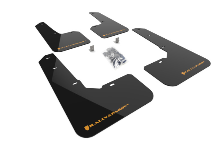 Rally Armor 22-25 Subaru Outback Wilderness Black Mud Flap Wild Orange Logo in the group Select car model at DDESIGN Scandinavia AB (MF76-UR-BLK-WOR)