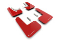 Rally Armor 22-26 VW MK8 Golf GTI/R Red UR Mud Flap w/White Logo