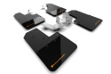 Rally Armor 21-25 Ford Bronco (Plstc Bmpr - NO Rptr/Sprt - NO RR/RB) Blk Mud Flap w/Cy Orange Logo