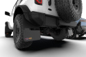 Rally Armor 21-25 Ford Bronco RR-PL Rock Rail-Plastic Rear Bumper Black Mud Flap BCE Pink Logo