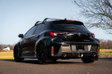 Rally Armor 23-26 Toyota GR Corolla Red UR Mud Flap w/White Logo