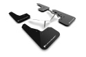 Rally Armor 22-26 Honda Civic/Civic Si/Sport Black UR Mud Flap w/White Logo