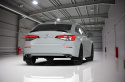 Rally Armor 22-26 Honda Civic/Civic Si/Sport Black UR Mud Flap w/White Logo