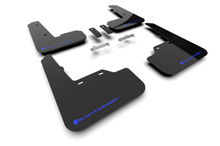 Rally Armor 22-26 Subaru WRX Black UR Mud Flap w/Blue Logo in the group Select car model at DDESIGN Scandinavia AB (MF92-UR-BLK-BL)