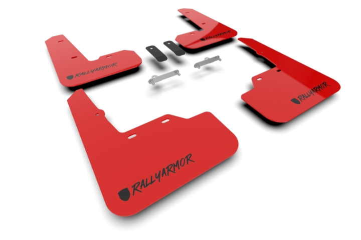 Rally Armor 22-26 Subaru WRX Red UR Mud Flap Altered Font Black Logo in the group Select car model at DDESIGN Scandinavia AB (MF92-UR-RD-BLK-X)