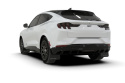 Rally Armor 21-26 Ford Mustang Mach-E/GT/Rally Black Mud Flap w/White Logo