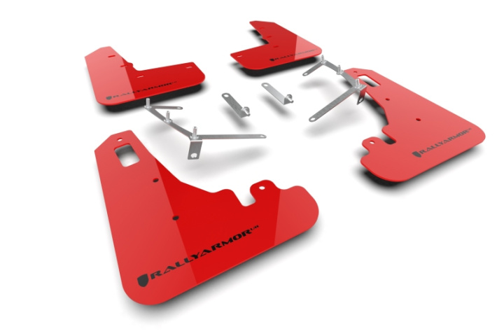 Rally Armor 22-26 Subaru BRZ / Toyota GR86 Red UR Mud Flap w/Black Logo in the group Select car model at DDESIGN Scandinavia AB (MF99-UR-RD-BLK)