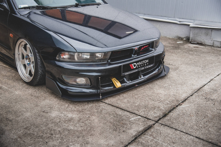 Mitsubishi Galant Avance Mk8 1996-2003 Racing Durability Front Splitter Maxton Design in the group Select car model / Mitsubishi / Galant 96-04 / Styling at DDESIGN Scandinavia AB (MI-GA-8-CNC-FD1A)