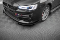 Mitsubishi Lancer EVO X 2007-2015 Front Flaps Maxton Design