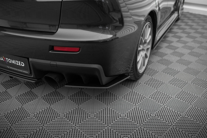 Mitsubishi Lancer EVO X 2007-2015 Street Pro Rear Side Splitters Maxton Design in the group Select car model / Mitsubishi / EVO X 07+ / Styling at DDESIGN Scandinavia AB (MILA10EVOCNC-RSD1B)