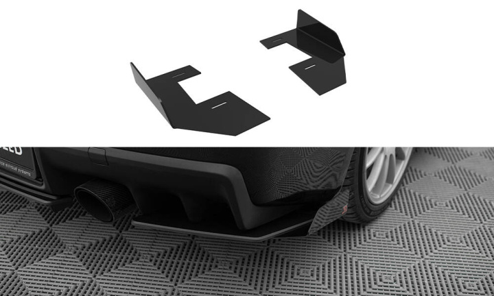 Mitsubishi Lancer EVO X 2007-2015 Rear Side Flaps Maxton Design in the group Select car model / Mitsubishi / EVO X 07+ / Styling at DDESIGN Scandinavia AB (MILA10EVOCNC-RSF1G)