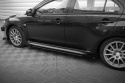 Mitsubishi Lancer EVO X 2007-2015 Street Pro Side Skirts Diffusers + Flaps Maxton Design